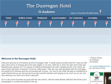 Tablet Screenshot of dunvegan-hotel.com